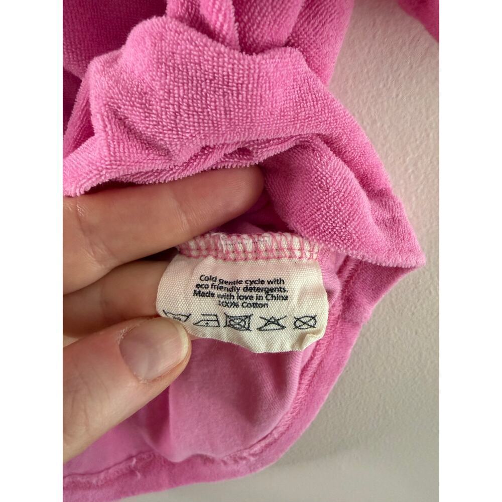 Anthropologie Araminta James Swim Womens Pink Terry Shirt Set Coverup Large - Picture 8 of 15